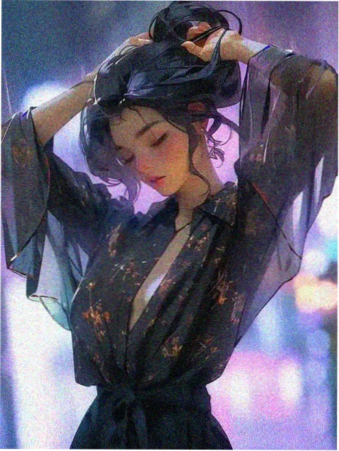 千羽之城的雨 动画电影海报